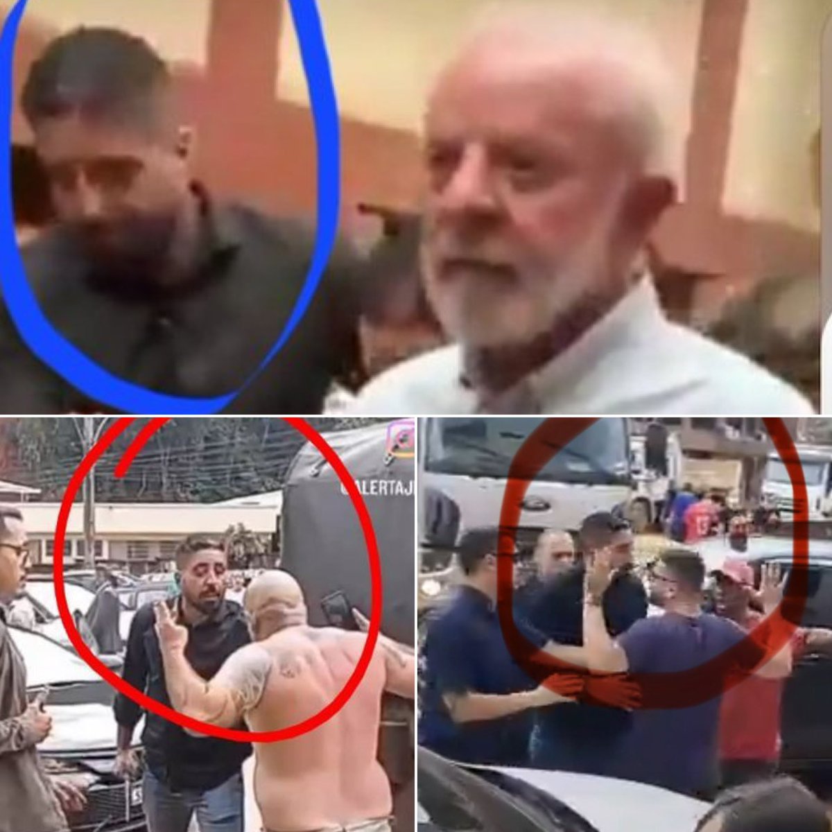 Capacho do Lula veio sabe-se lá de onde para intimidar e ameaçar moradores de Juiz de Fora, que estão frustrados, revoltados e em sofrimento. Não podem, diante da revolta e de tantos impostos pagos para nada, protestar contra o presidente que logo aparece um lacaio!