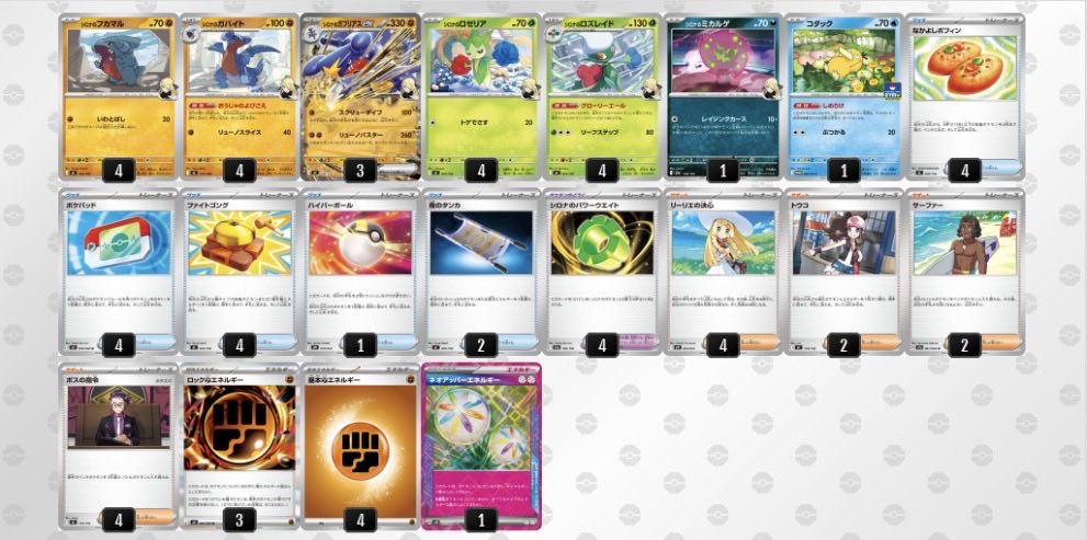 cwpokeca's tweet photo. 昨日のドわすれカップで使用したガブリアスはCLでラウールといちょーくんが使用した構築を使いました！

使いやすい構築だったので、おすすめです！立ち回りなどを知りたい方はこちらのnoteを購入してみてください！

デッキコード　cxc8cD-bU3tAA-cYxG8x https://t.co/WHb30UTqK3