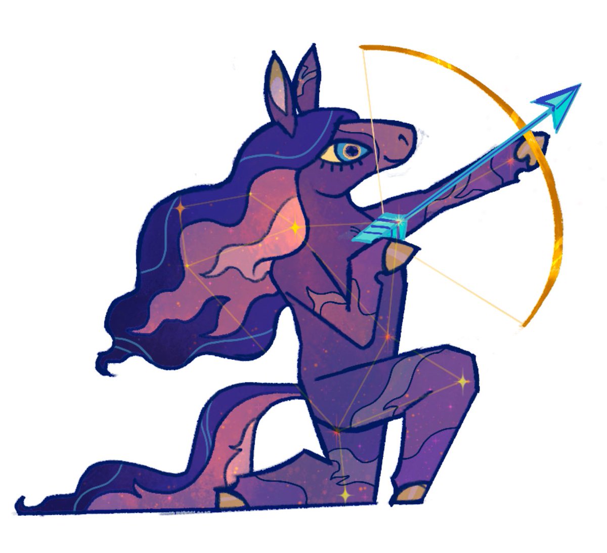 did you guys know im a sagittarius. and that i forgot to add the constellation in the design when i first posted this