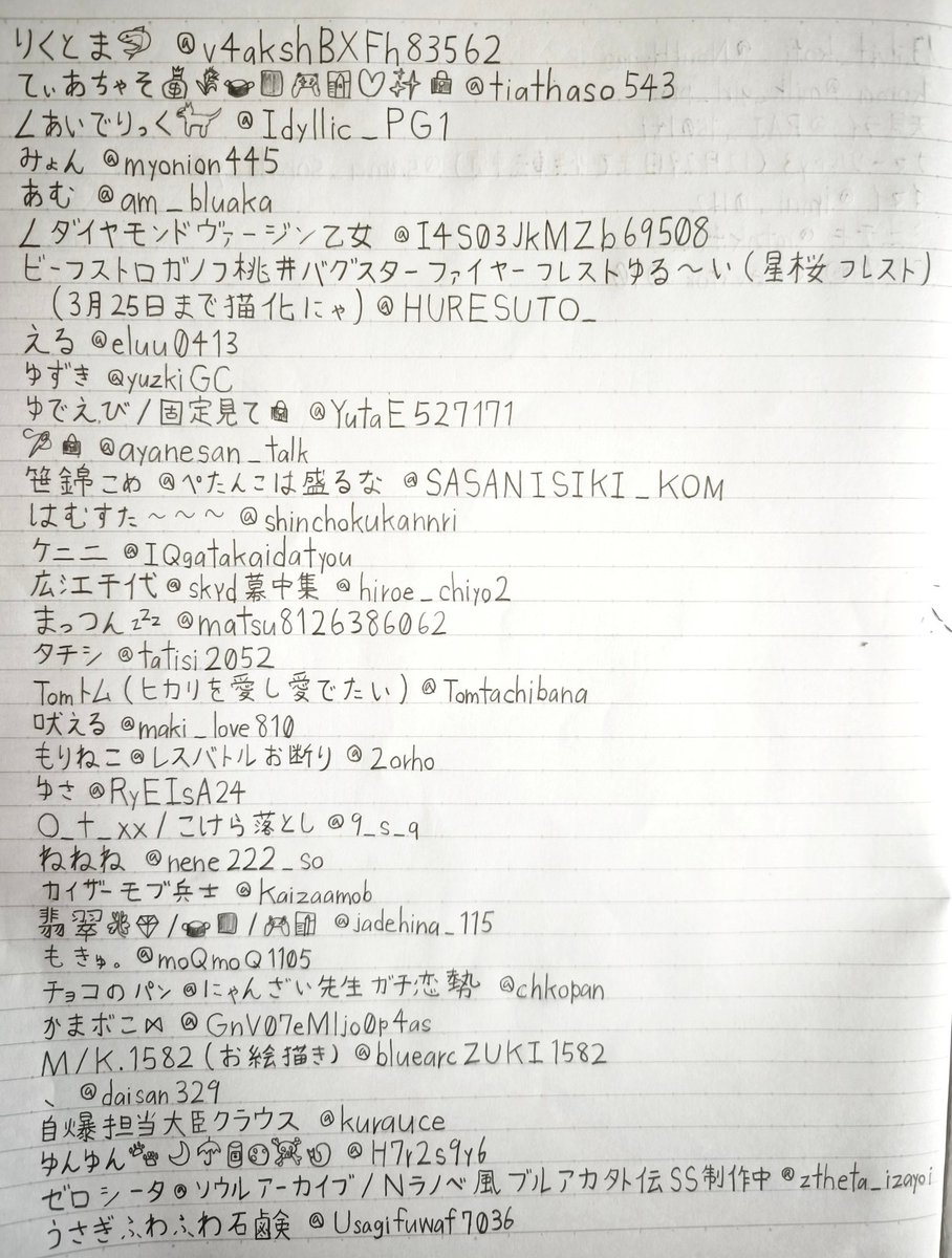 初めて3ページも書いたw いいねしてくれた人本当にありがとう！😘