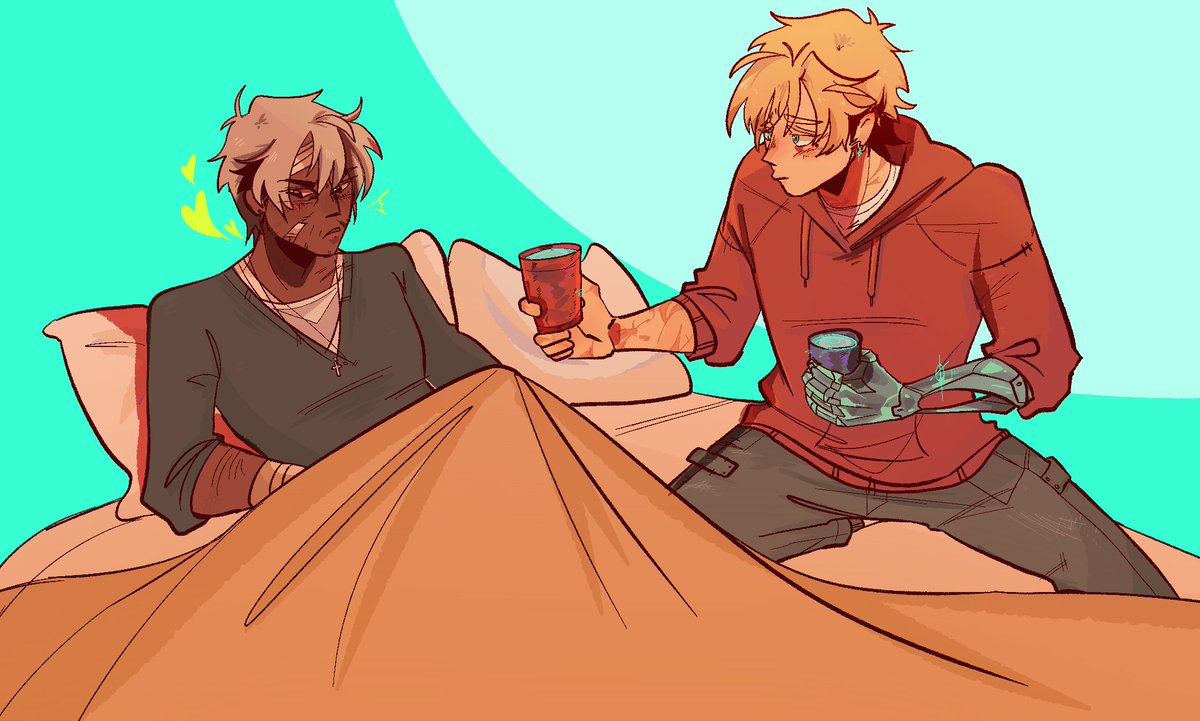 noorlakes_again's tweet photo. Heart breaking, man realizes he’s deeply alive with best friend and has to live through it 

#TRIGUNSTARGAZE #vashwood https://t.co/SJ2OQKVyvF