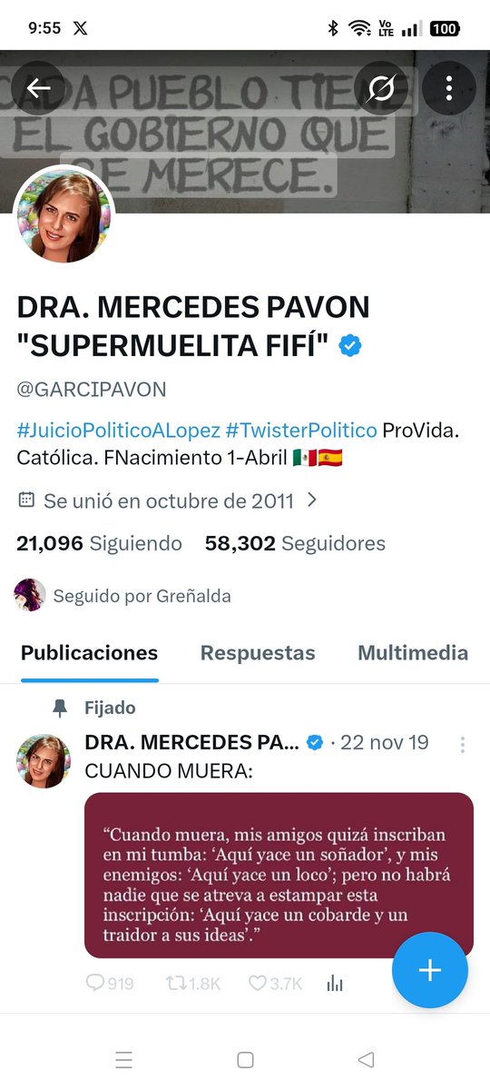 Esta señora es una drogadicta