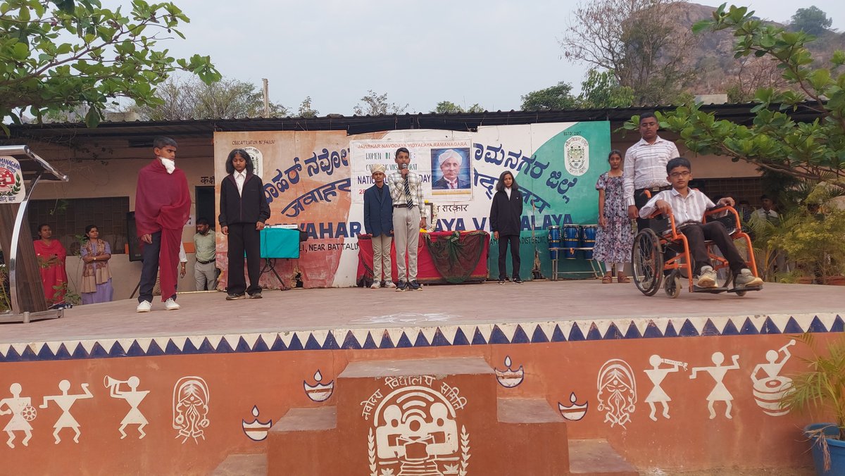 JRamanagara's tweet photo. National Science Day was celebrated on 28.02.26 at JNV, Bengaluru South, Ramanagara. The programme was well organised under the coordination of the Science Department, led by Sri Vijendera Kumar SP, TGT (Science), along with his dedicated team.

 @NVS_HQ  @NVS_ROHYD https://t.co/VTv5X1ynrU
