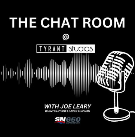 Sportsnet650's tweet photo. It's time for The Chatroom at Tyrant Studios with @reallyjoeleary @TheAaronChapman and Danny Filipponi

Guests:

Greg Douglas tribute to Jim Robson, @Komaniecki_R @JonathanSimkin @alekspaun @amidolenz 

LISTEN: https://t.co/kMUHia7eTe https://t.co/6ol8svCreE
