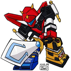 あと旧作だけど、ロボットも割と描いてたのよ