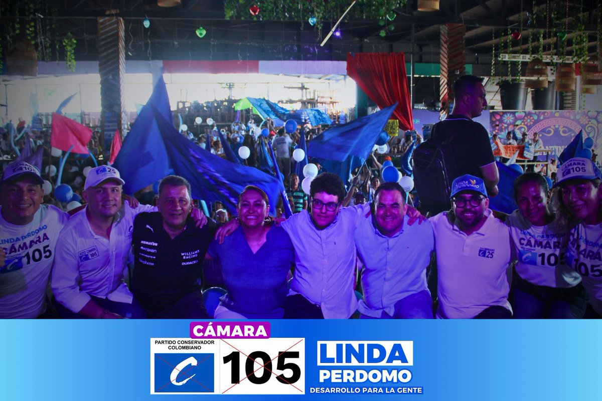 #SomosC105 Más de 4 mil personas de los 47 municipios del Tolima nos acompañaron en un cierre de campaña histórico. El respaldo fue claro y contundente: ¡Somos C-105! Este 8 de marzo llegamos a la Cámara con la fuerza de la gente 💙💪🏻