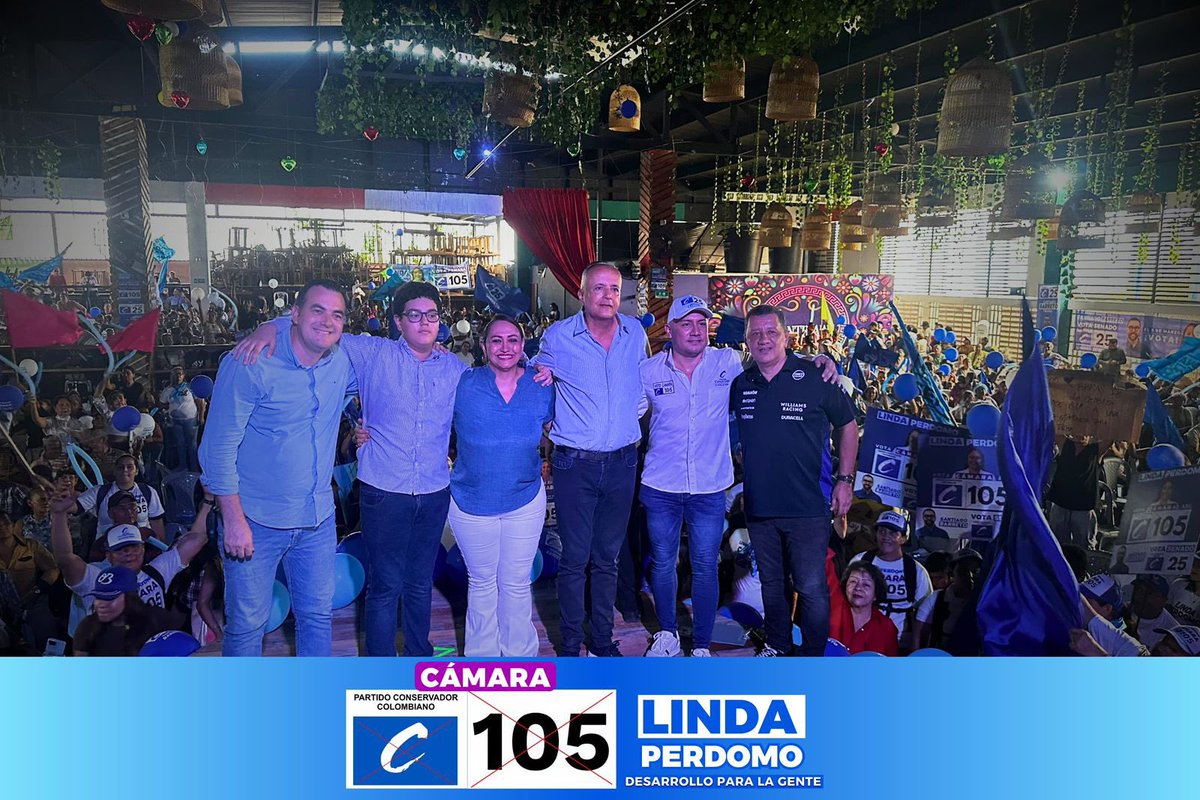 lindaperdomor's tweet photo. #SomosC105 Más de 4 mil personas de los 47 municipios del Tolima nos acompañaron en un cierre de campaña histórico. El respaldo fue claro y contundente: ¡Somos C-105! Este 8 de marzo llegamos a la Cámara con la fuerza de la gente 💙💪🏻 https://t.co/7WSH8f6vXc