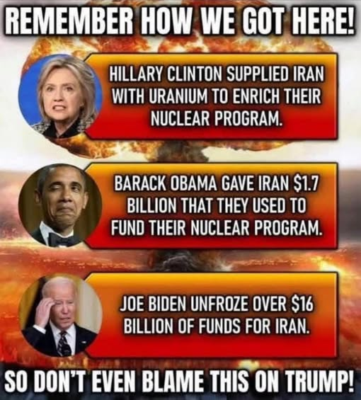 REMEMBER HOW WE GOT HERE!

Iran:  Funded and supported by Democrats.