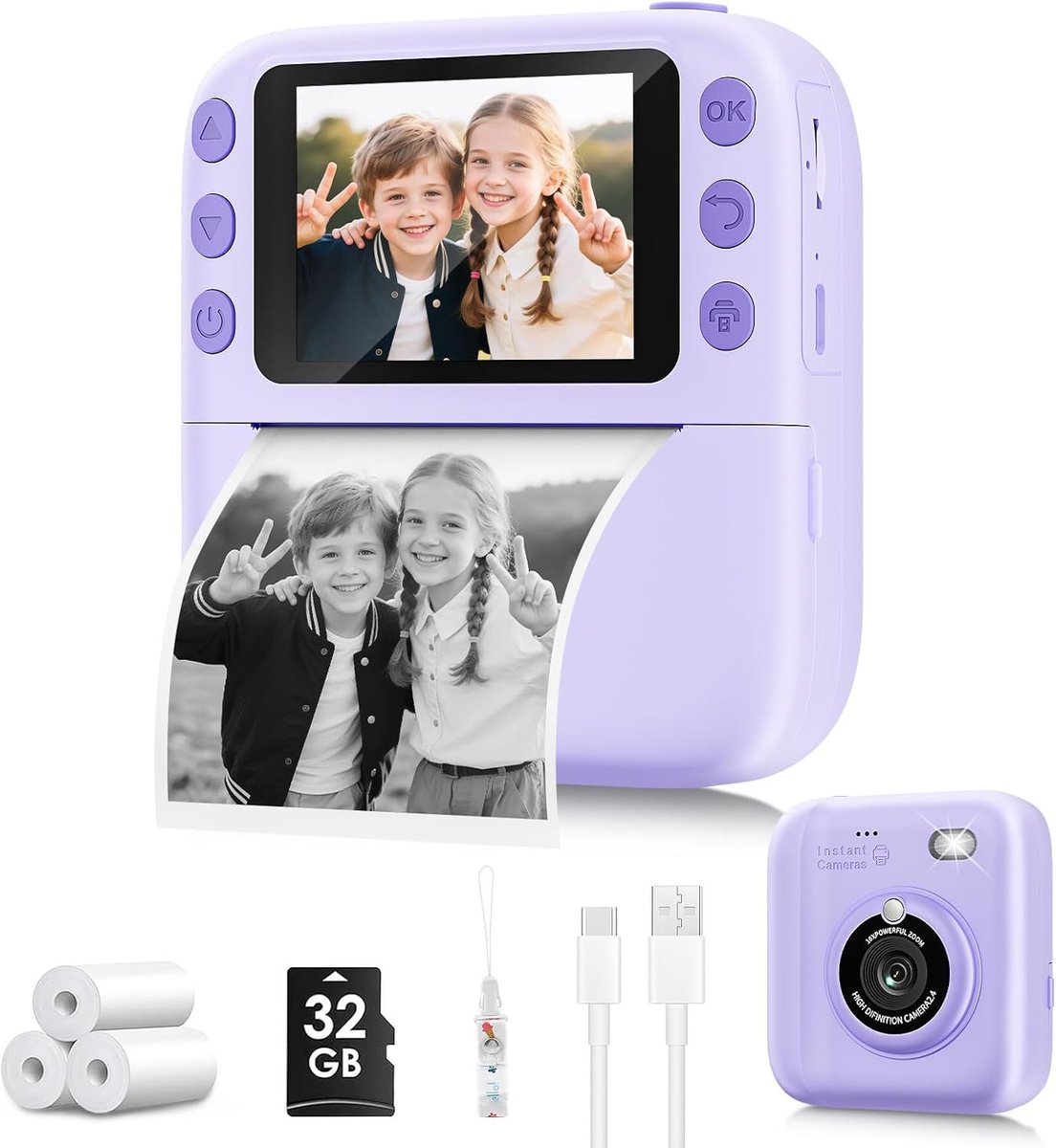 OtterDeals's tweet image. 34% Off, Only $24.98! 📷  Instant Print Camera for Kids 
➡️ buff.ly/j7W1SvO
#KidsCamera #InstantPrint #1080P #Deals