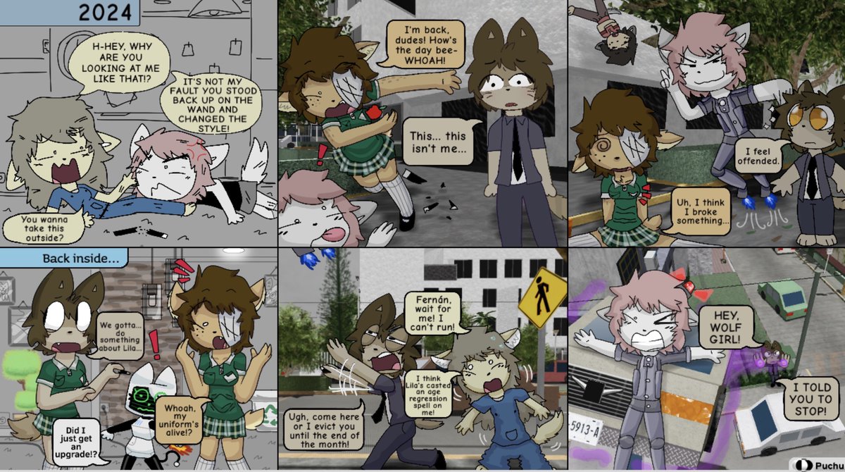 SalvaAnimates's tweet photo. RandomAlia: A Tale of Two Wizards (+ last page in the comments!) https://t.co/w77L93ikd4
