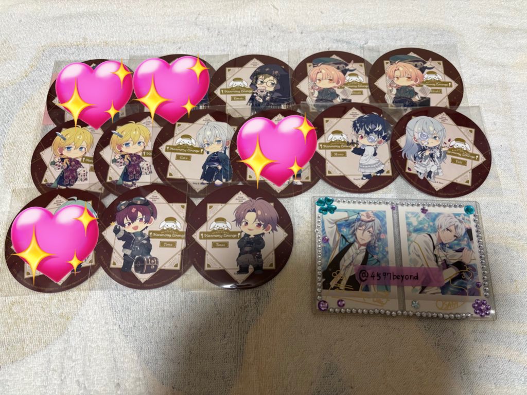 交換 アイナナ アニカフェ コースター 譲 ☆大和、三月2ナギ2、楽