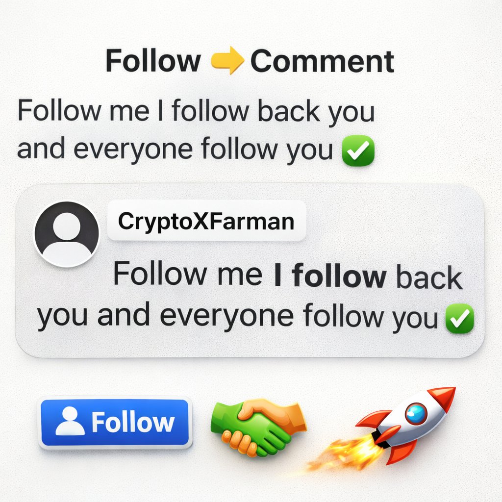 Farman777's tweet photo. 👉 If you follow me, I follow back instantly 🔥
No delay ❌ No fake ❌
Let’s grow together 💯
#FollowForFollow
#Follow4Follow
#FollowBack
#InstantFollowBack
#FollowMe
#CommentFollow
#SupportEachOther
#GrowTogether
#ActiveUsers
#RealFollowers
#CryptoXFarman
#SocialGrowth https://t.co/ZvUiltVW8n