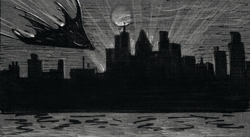 TheBatHome's tweet photo. batman (1989) concept art by david russell https://t.co/1P0QoiYCGv