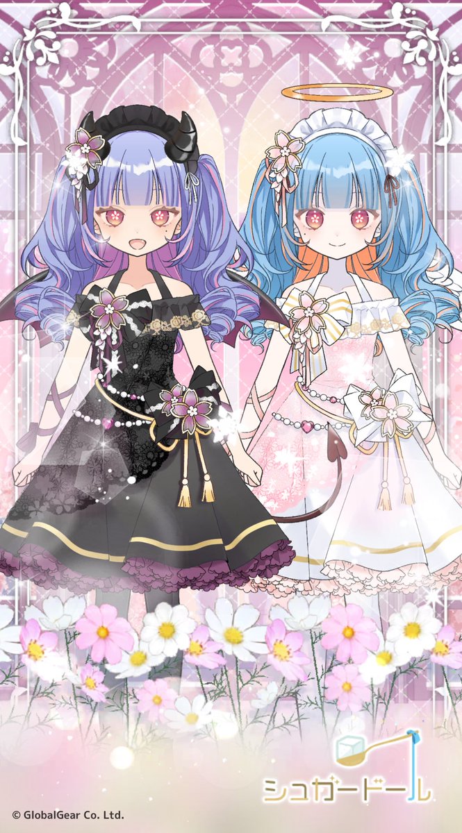 我が家のスプリングちゃん*͈ᴗ͈ˬᴗ͈ෆ 天使と悪魔の双子ちゃんです