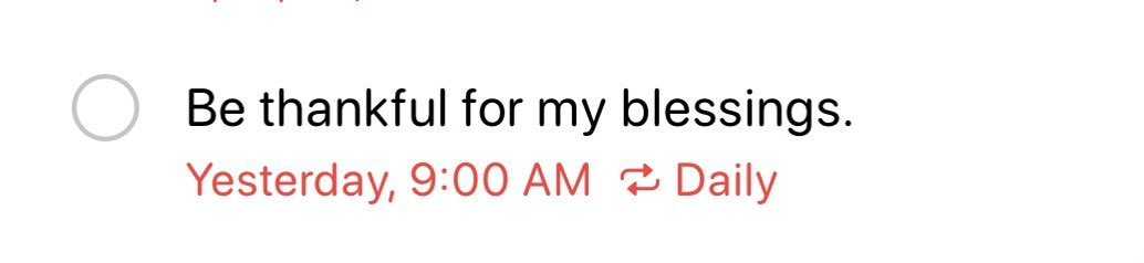 I have this reminder set on my repeat every day.  

I’ve been doing it since January 1. 

I don’t want to be preachy, but my life has been noticeably different since then.