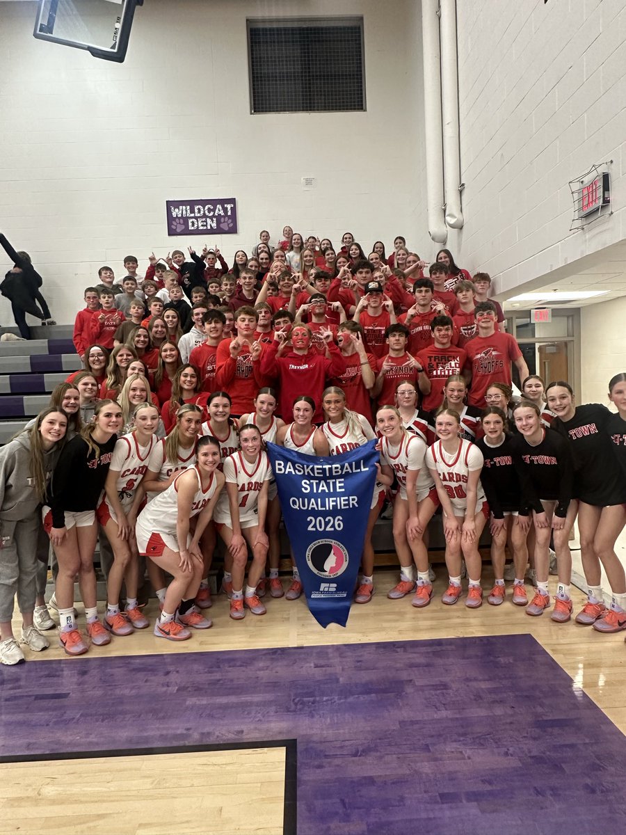 Pretty awesome to be celebrating two teams making it to the state tournament back to back years! 19th appearance in the State Tourney for both the girls and boys programs. 5th time in School History that they both qualified in the same year!!! <a href="/TreynorHoops/">Treynor Basketball</a> <a href="/TreynorGirlsBB/">Treynor Girls BB</a>