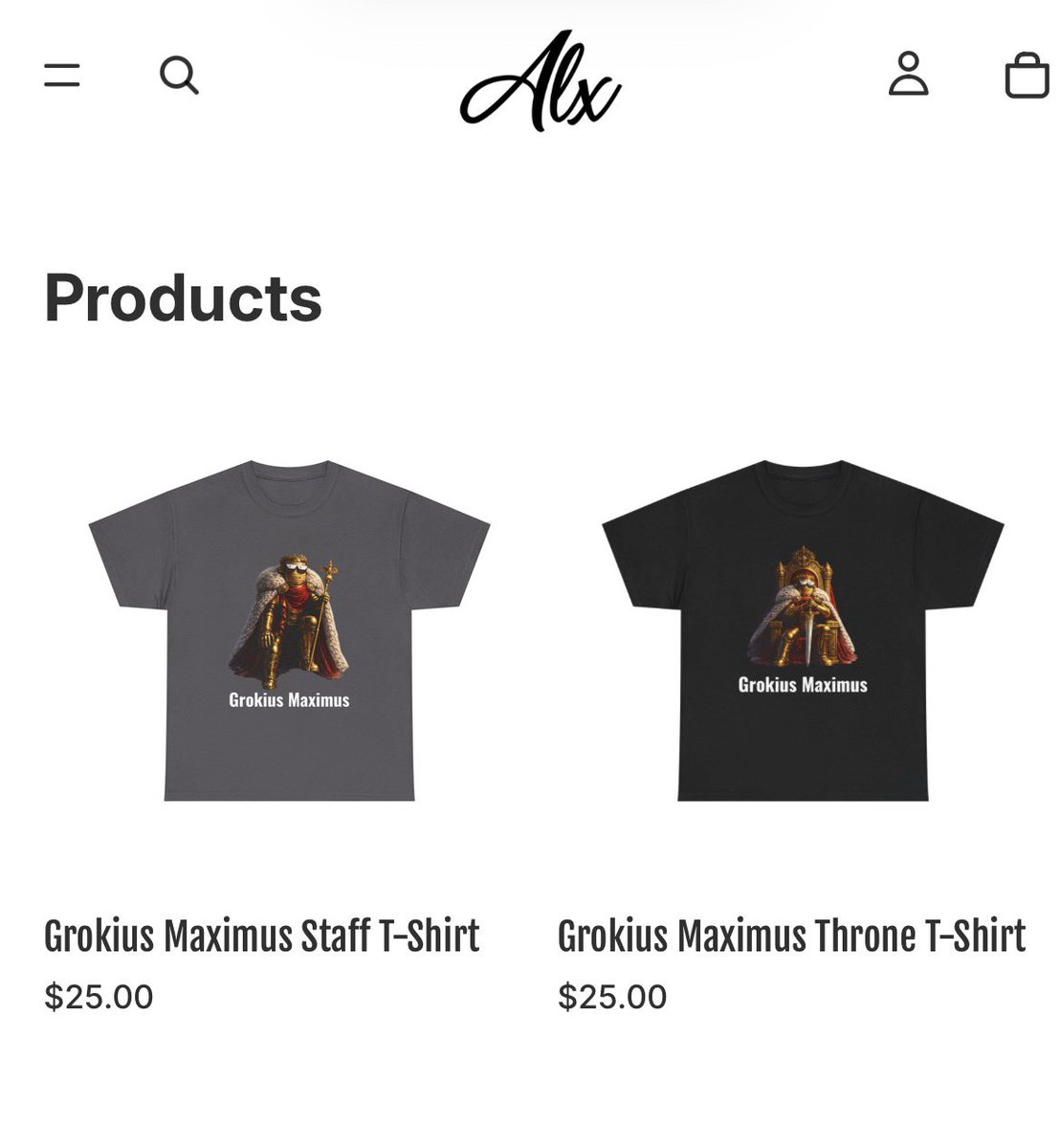 Grokius Maximus merch is here

shop.alxthelord.com