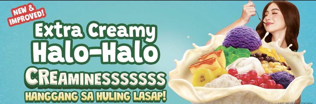 Rhen01Butterfly's tweet photo. In time for the summer 
FYANG HALOHALO CRAVINGS
#MangInasalCREAMINESS https://t.co/FYCbdoy4lo