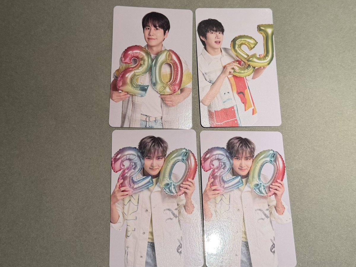 【交換希望】SJmarket
SUPERJUNIOR スジュ  交換

【譲】ランダムトレカ
キュヒョン　ヒチョル　リョウク

 【求】ランダムトレカ
ウニョク　バージョンはどちらでも

ベルーナ両日or郵送希望です🙇‍♀️

異種でも大丈夫ですのでお気軽にコメントお願いします🫶🏻