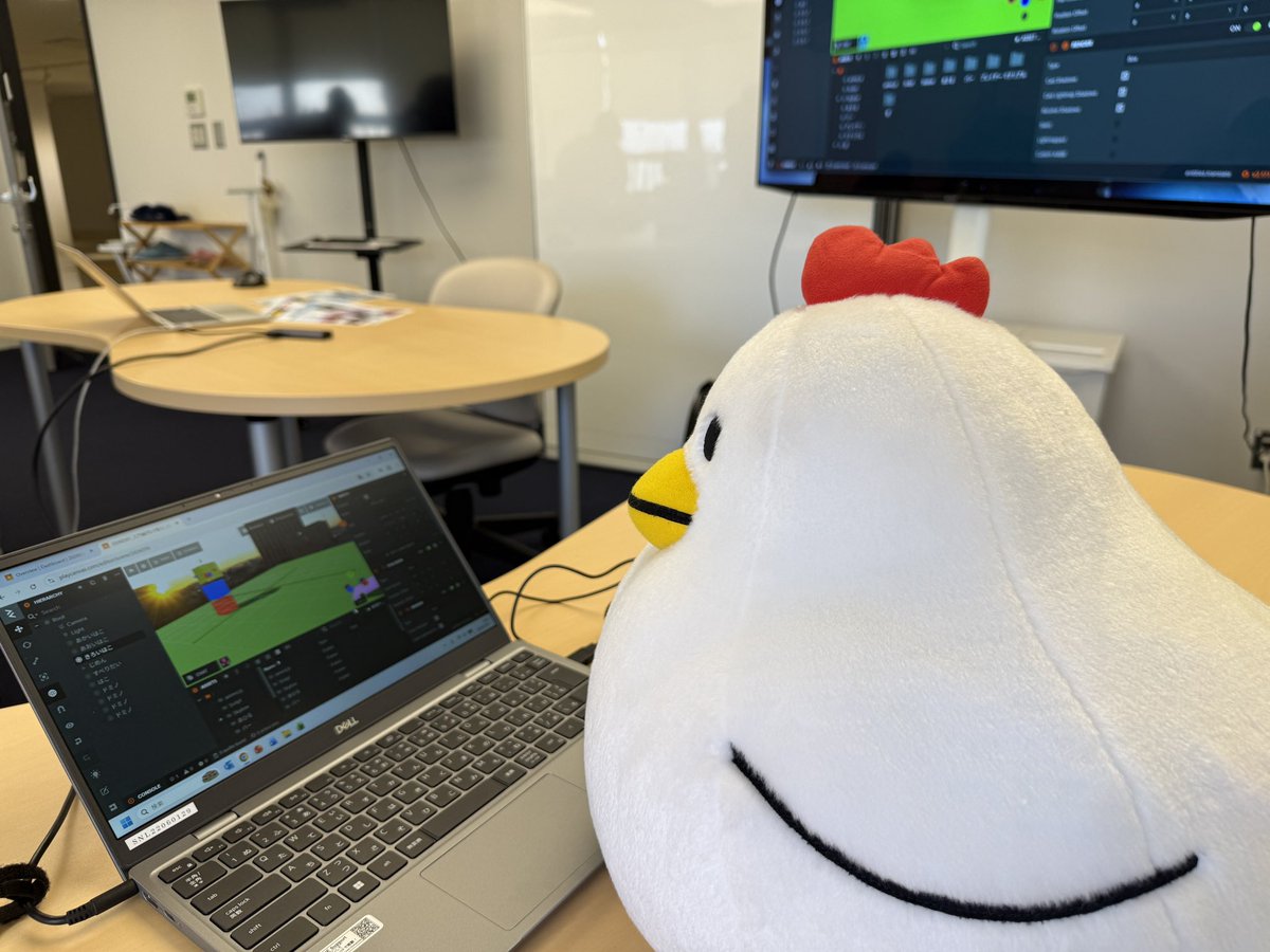 ゲームクリエイターと3Dゲームを作ろう！
今日も元気にスタートしています✨️