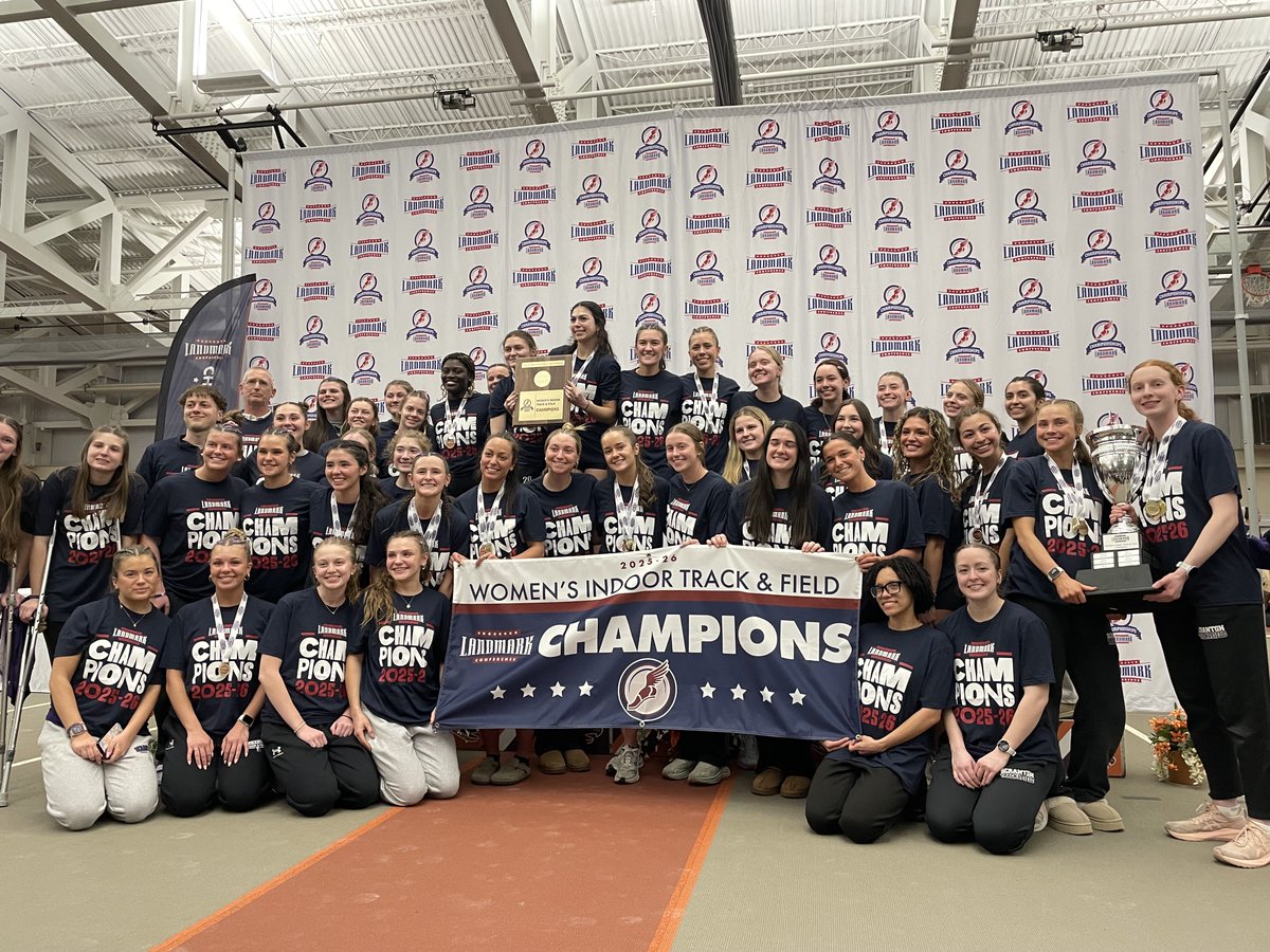 LandmarkConf's tweet photo. Your 2025-26 #LandmarkTF Women's Indoor Champion

➡️ @RoyalAthletics 

#MakeYourMark https://t.co/2xOXZ17Eaw