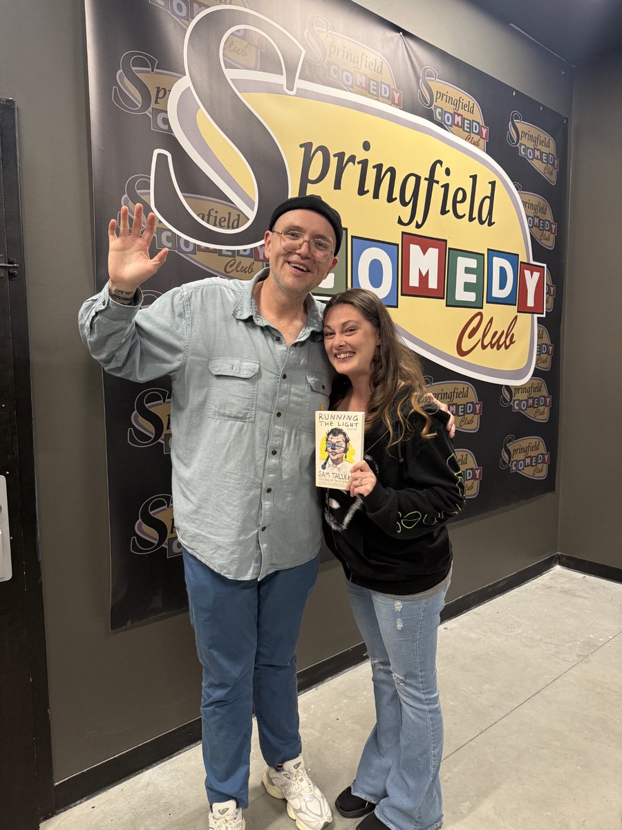 DefChic90's tweet photo. They say never meet your heroes, well in my case mine just so happens to be the sweetest human ever! Thank you @TallentSam for showing our strange little city some love! https://t.co/0FS5RqN0TE