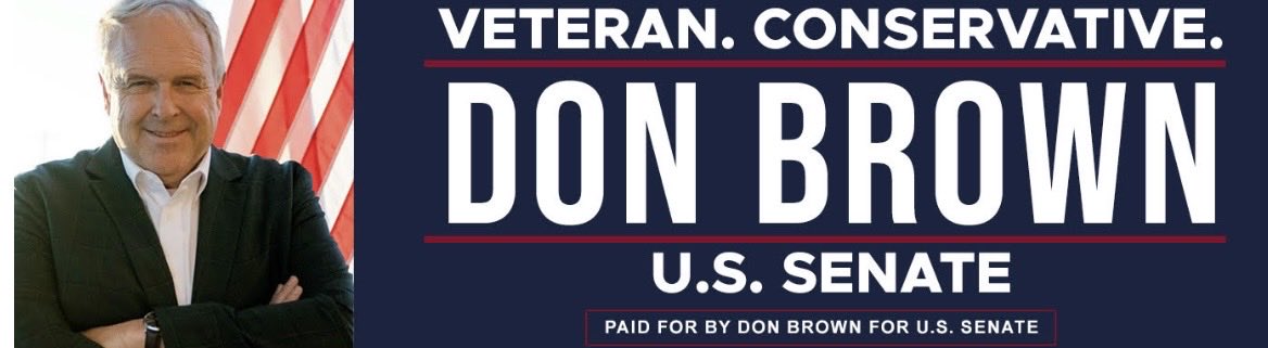 They’ve got the money.

I’ve got the fight.

We’re expanding our radio buy statewide in these final hours.

They’re spending because they know it’s close.

March 3.

Stand with me.  Vote.
Help us hit every last voter: 

secure.anedot.com/don-brown-for-…

— Don Brown 🇺🇸