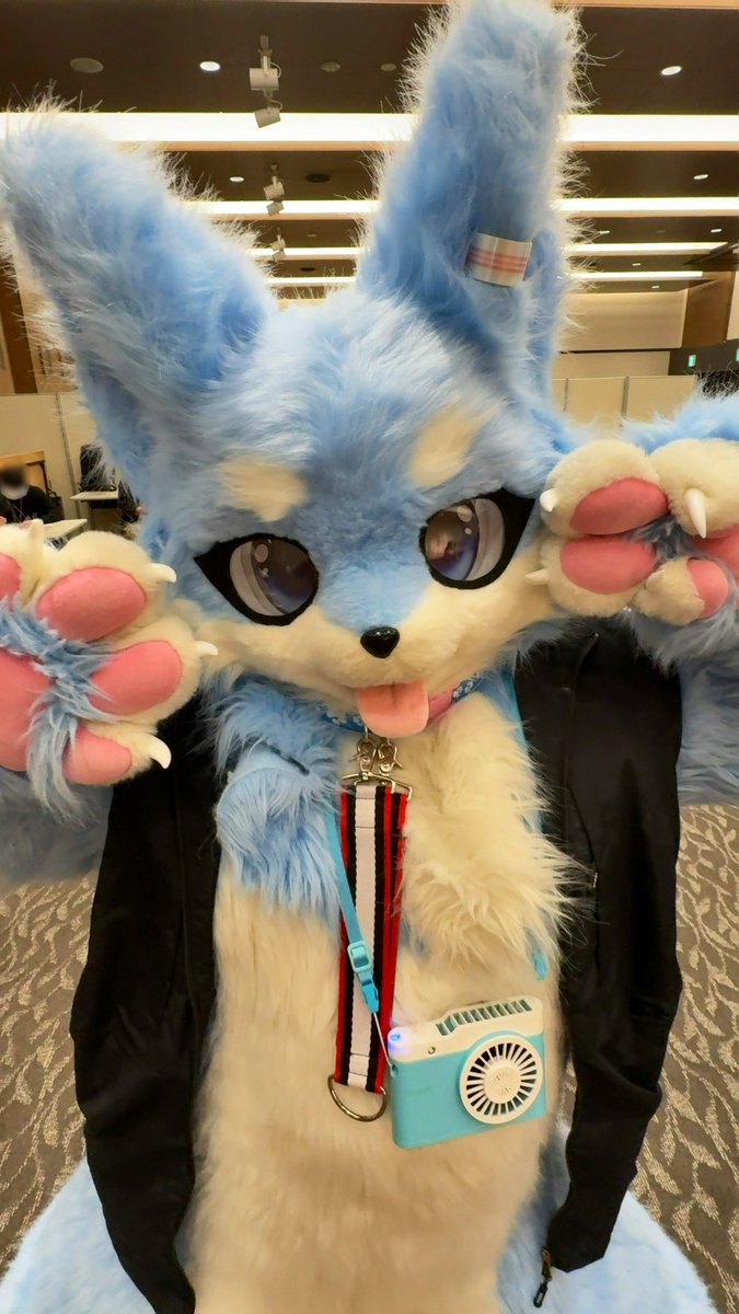 ウォーティくん！
元気いっぱいでかわいかった！🩵
 #ケモノスター