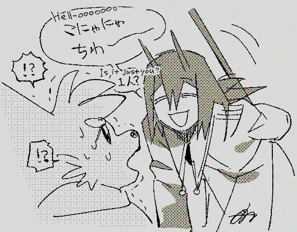 ムサシ君が加わるだけでギャグになります
#alnair_oc_ym #MUSASHIЯRAST 