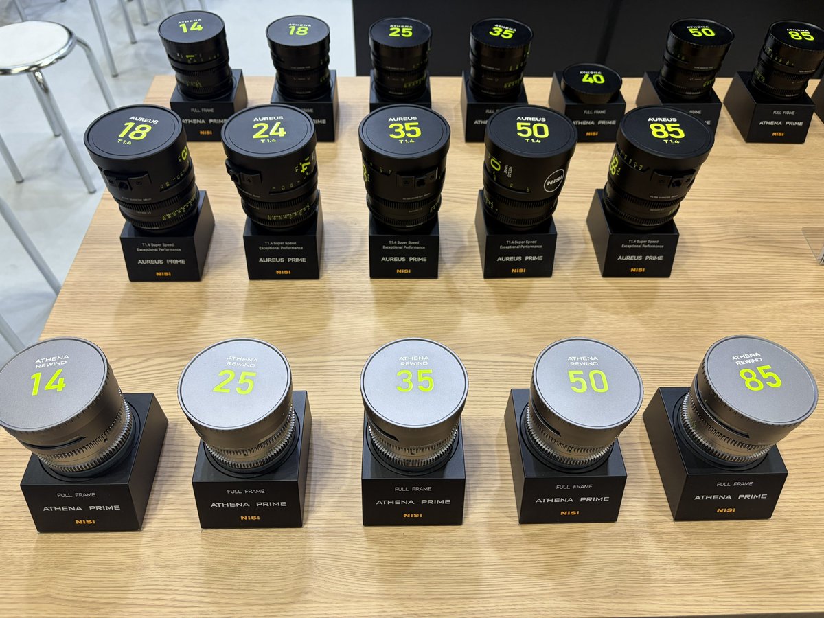 K_Onoki's tweet photo. NiSi AUREUS PRIME &amp; ATHENA PRIME
LENS #CPプラス2026 #CPplus2026 https://t.co/6l0gIL0cQf