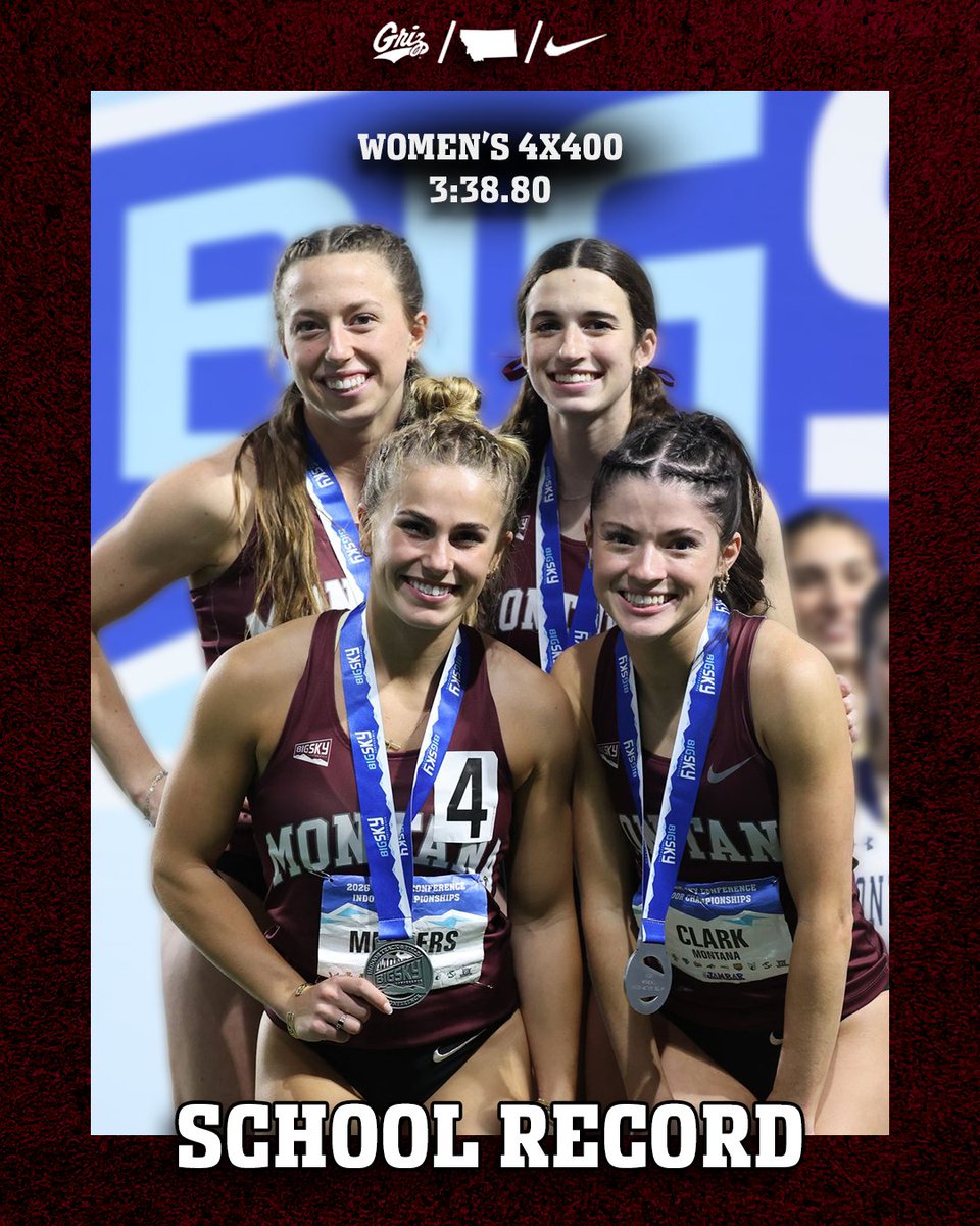 MontanaGrizTFXC's tweet photo. Finished the meet off with another school record 📝

#GrizTF | #GoGriz https://t.co/QWzPgqBUNV