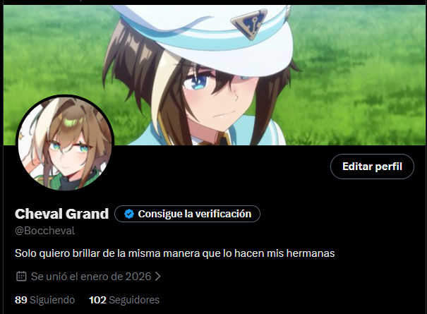 //No me fije que hoy la cuenta llego a los 100 (102) seguidores, muchas gracias, espero poder sacar mejores cosillas a futuro (a pesar de que ya la gente prefiere las Novelas del Admin que los Roles de Cheval xd)