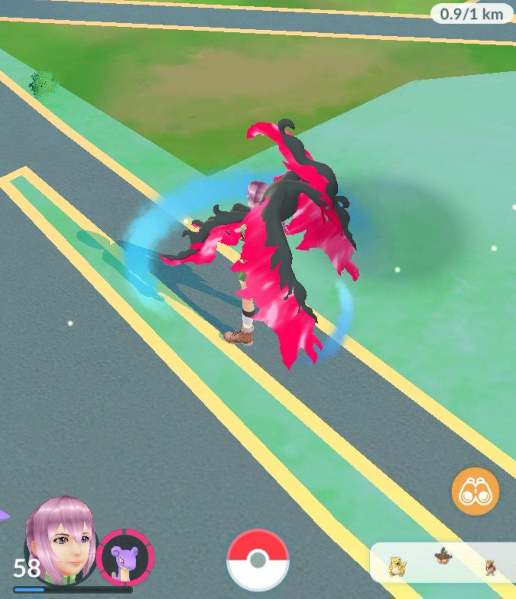 pokepokepanic's tweet photo. ガラルでたけど、急用を思い
出したのかすさまじい速さで
去ってった🤣

今度は用事済ませてから来てね✨ https://t.co/zFykefXEfE