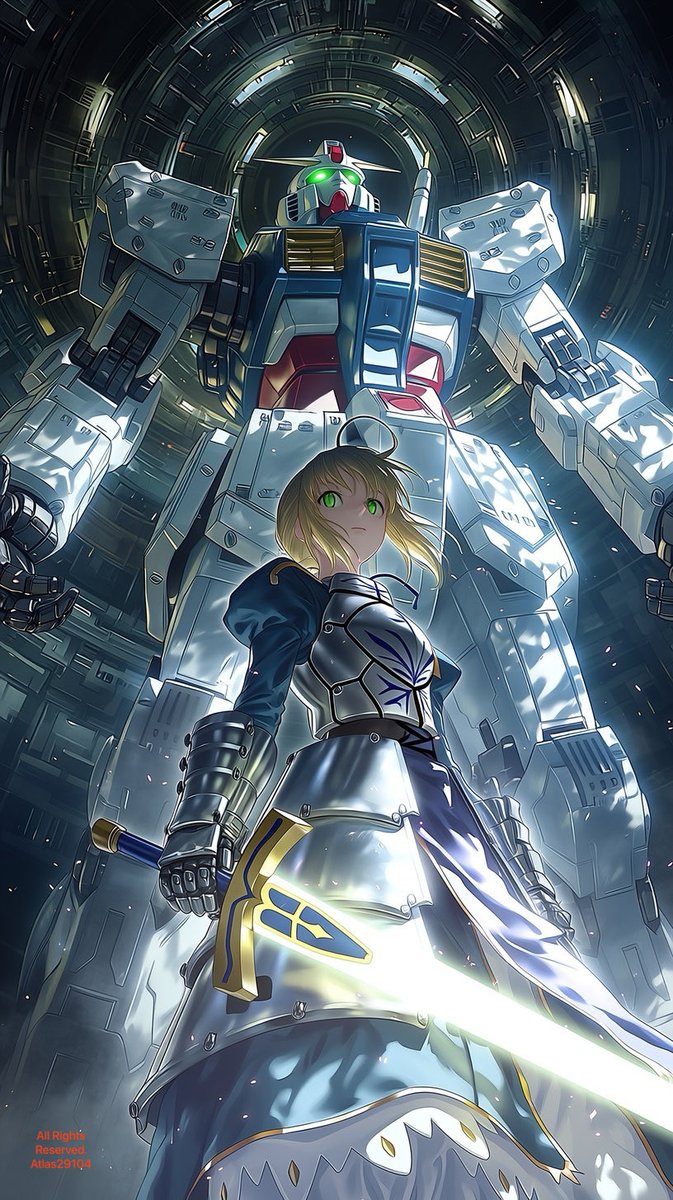 AtlasSub2's tweet photo. Are you ready?
#アルトリア・ペン��ラゴン #ガンダム https://t.co/sqx9ZqZ1Po
