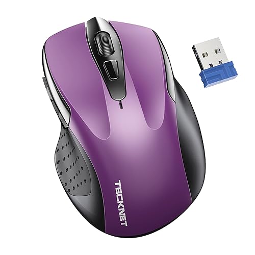 I just received TECKNET Wireless Mouse for Laptop, Silent Mouse Quiet Click, Computer Mice Wireless, 6 Adjustable 4000 DPI Computer Mice - Purple - Purple from Anonymous via Throne. Thank you! throne.com/bee_zellevt #Wishlist #Throne