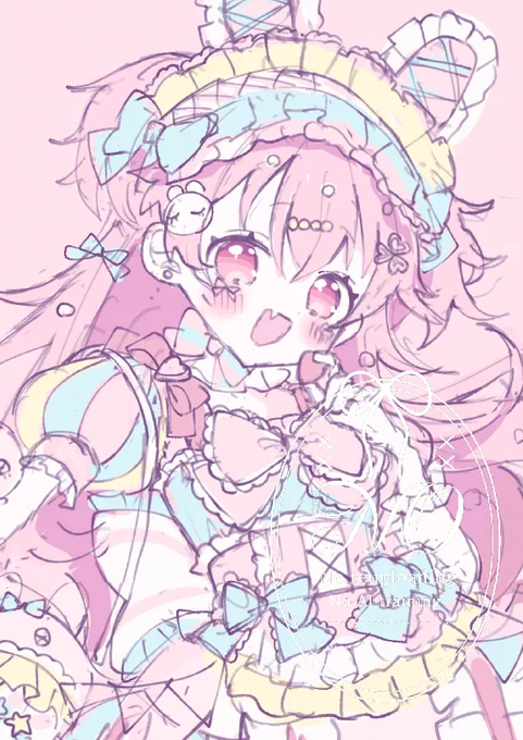 クリフェスで出すグッズイラストちらみせその3...!!! #クリフェス