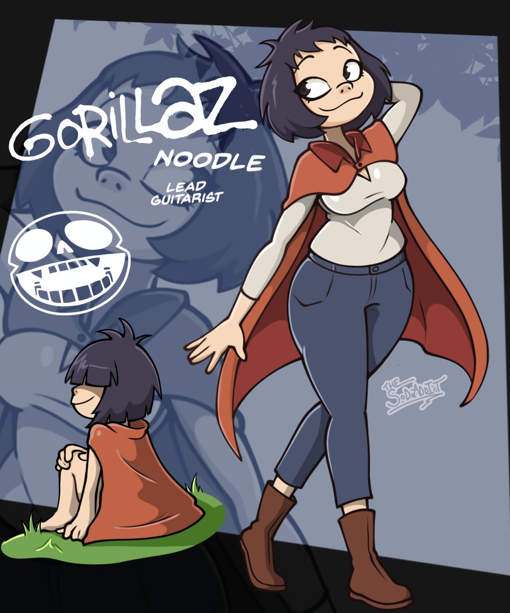 TheSoderAddict's tweet photo. 🍜NOODLE FROM GORILAZ!🦍🎸

#noodlegorillaz #gorillaz