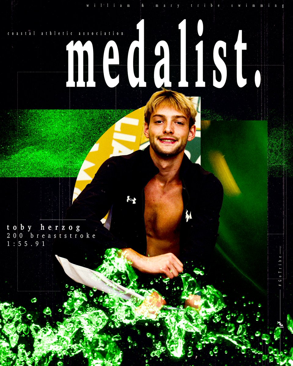 William & Mary Tribe Swimming tweet media