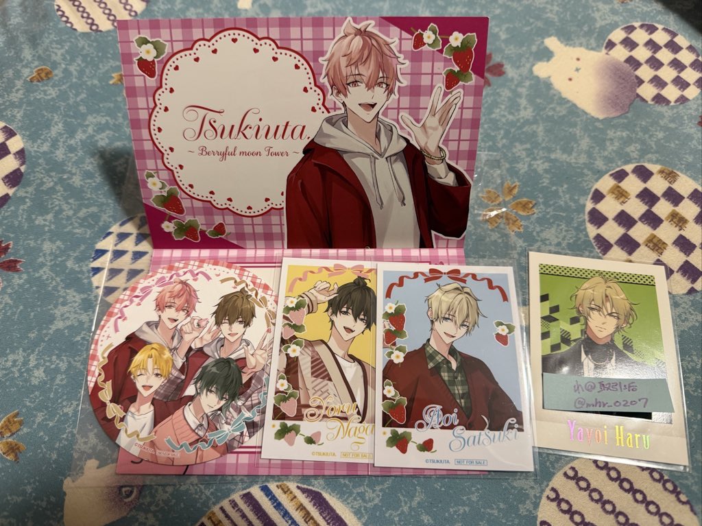 交換】ツキウタ。 東京タワー 特典 ☆ミニブロマイド 譲：夜、葵 求