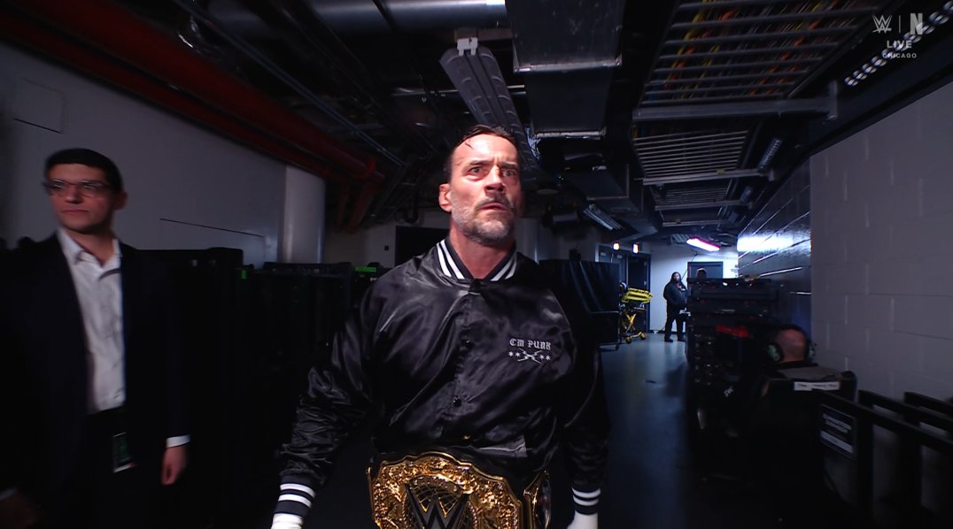 TimmyBuddy's tweet image. They are doing the MJ intro for CM Punk. I love it. #EliminationChamber