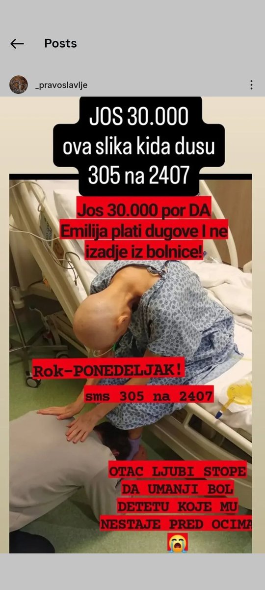Nemanja_Torbica's tweet photo. Pošaljite bar jednu poruku za lečenje Emilije Despotović i podelite ovu objavu!
305 na 2407 💚 💚 https://t.co/kqQ3HjujwN