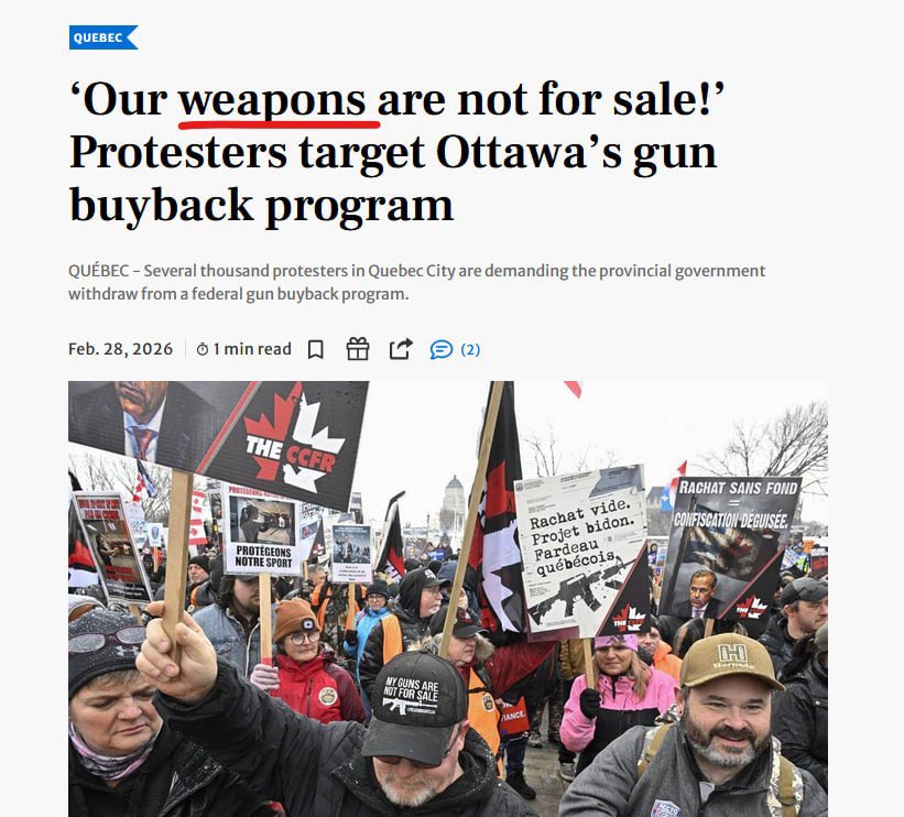 lol at <a href="/TorontoStar/">Toronto Star</a> … did you really change the saying from “our guns are not for sale” to “weapons”? 🇨🇦🤡