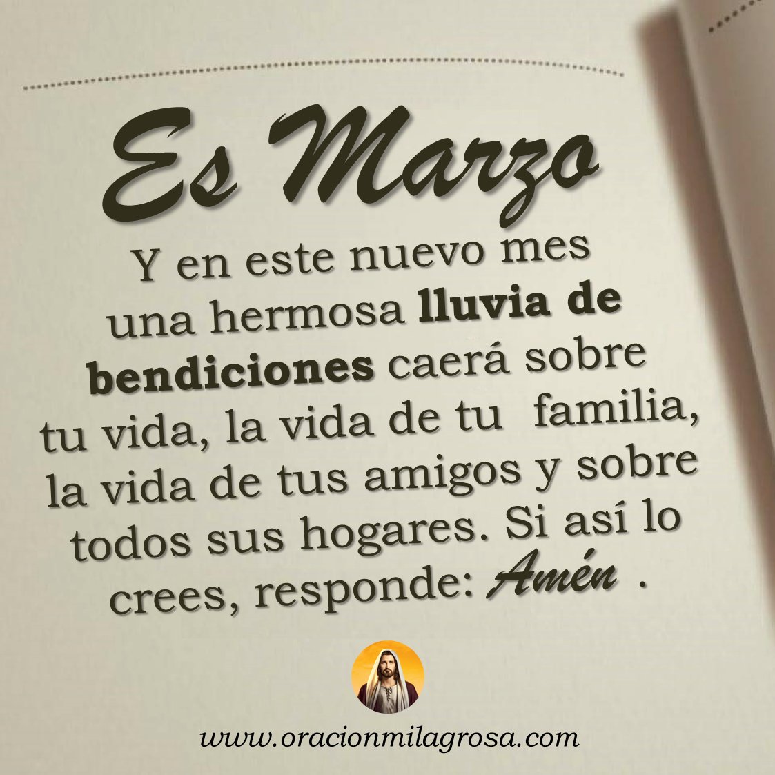 Marzo de bendiciones, milagros y felicidad ✨

¿Quienes dicen AMÉN? 🙏