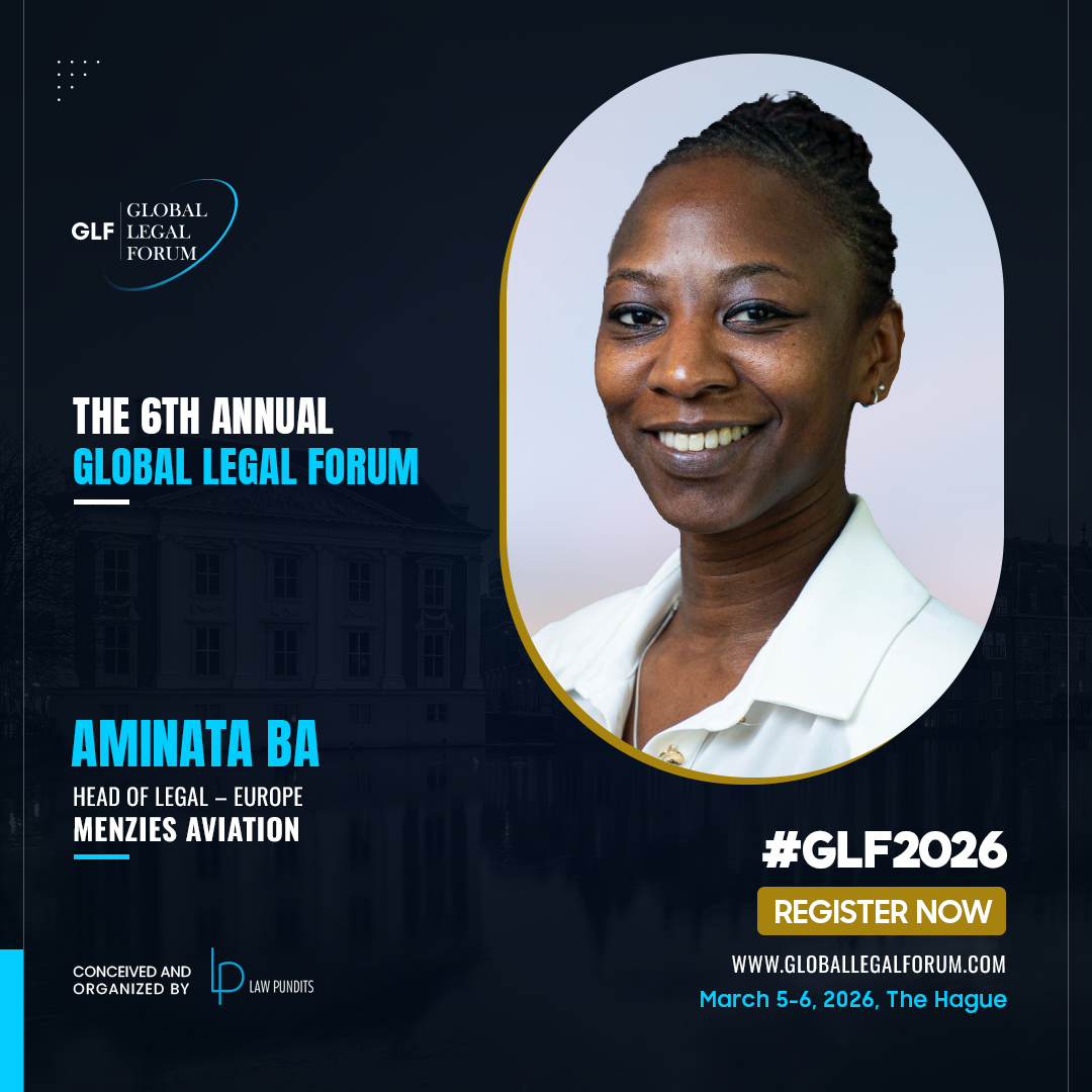 𝗠𝗲𝗲𝘁 Aminata BA — Head of Legal Europe at Menzies Aviation. Paris Bar-admitted lawyer &amp; AI governance speaker, focusing on AI risk, liability &amp; legal oversight.

March 5–6 | The Hague
Register: globallegalforum.com/tickets

#GLF2026 #AIGovernance #Aviation #LegalLeadership