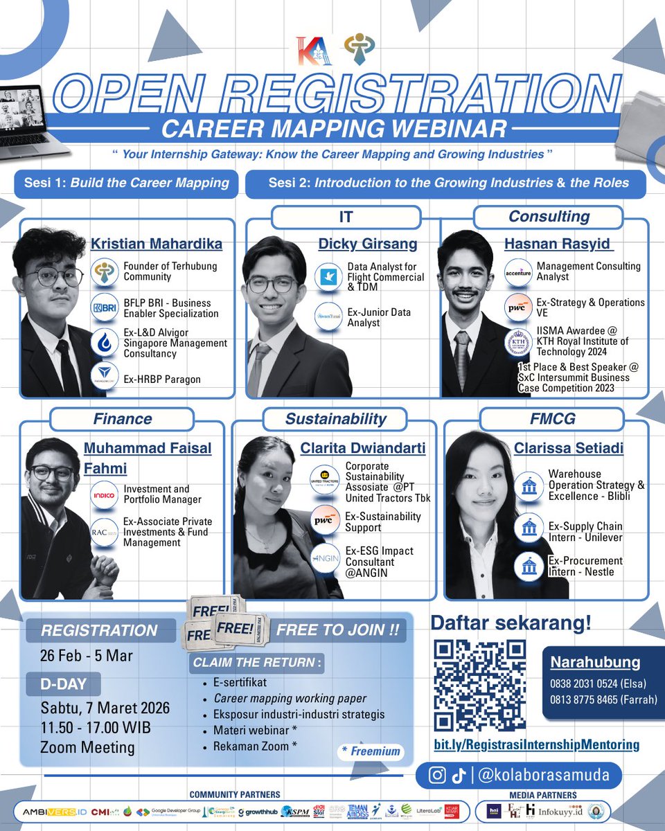 winteradmirer's tweet photo. yangg lagi incer2 internship di tahun iniii, jangan lupa checky checky preparation kaliannn! let's gooo kita persiapkan 🏃‍♀️‍➡️ jujur menariq bgt enih ada segala macam industries 👩‍🎓👩‍🎓👩‍🎓 https://t.co/czuZWDkgp2