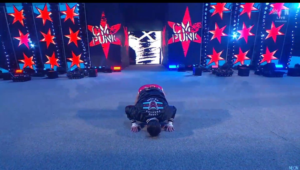 For Larry 🖤🐾 #WWEChamber