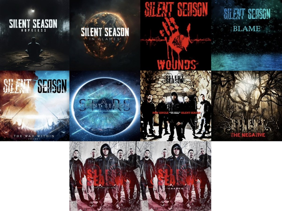 silentseason's tweet photo. What is your favorite @silentseasonband release? Comment below ⬇️ #favorite #releases #comment #songs #ep #singles #fulllength #silentseason #silentseasonband #silentseasonarmy #silentseasonstreetteam #rock #hardrock #activerock #metal #musiclife #letsgo #feedback #survey #heynow https://t.co/WP1vvWaEvE