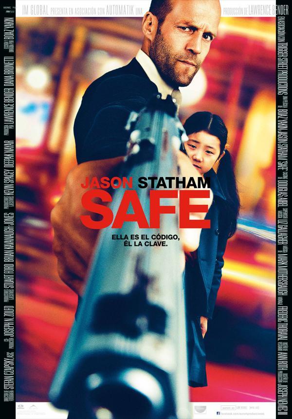 #SAFE  de lo mejorcito que hizo #jasonstatham en su vida. Un argumento que tiene su punto  da paso a una bacanal de violencia, hostias, disparos, y kaos absoluto, desatado para defender la vida de una niña. Brutal. 4/5.