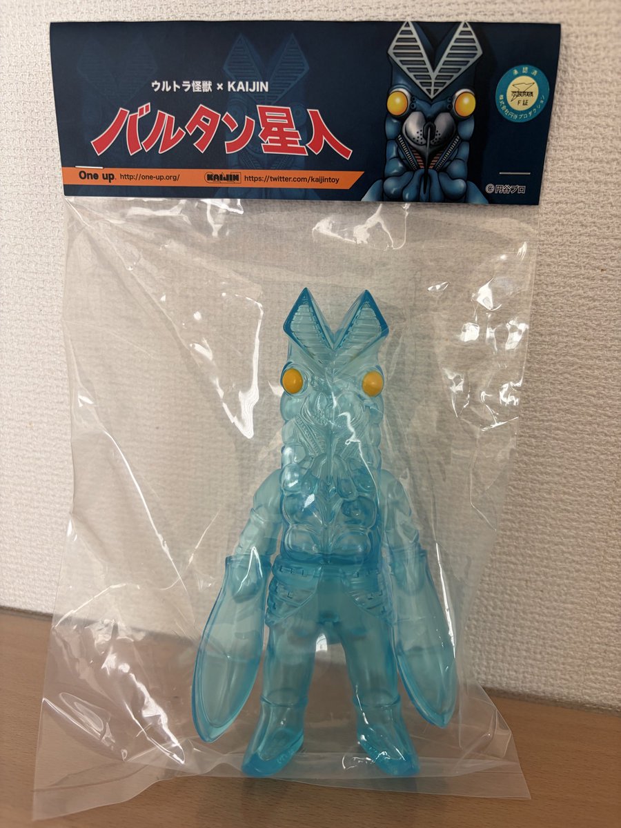 KAIJIN x One up. バルタン星人 当選購入できました‼️ありがとうご