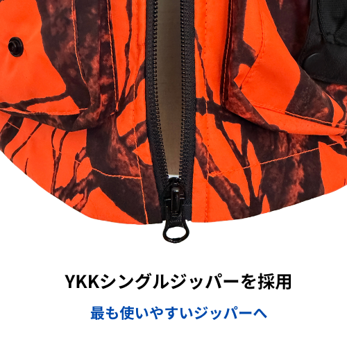 HykeStore's tweet photo. 2026年モデル改良点4-着やすさを重視したシングルジッパー

前面のフロントジッパーを両開きダブルジッパーから通常のシングルジッパーに変更しました。ダブルジッパーの最初の噛み合いの悪さから解放され、ストレスなく着用できます。もちろんジッパーはすべて信頼のYKK製です。 https://t.co/Inlte3N1t2